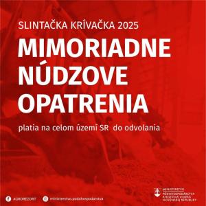 Mimoriadna situácia - Výskyt nákazy slintačky a krívačky 1